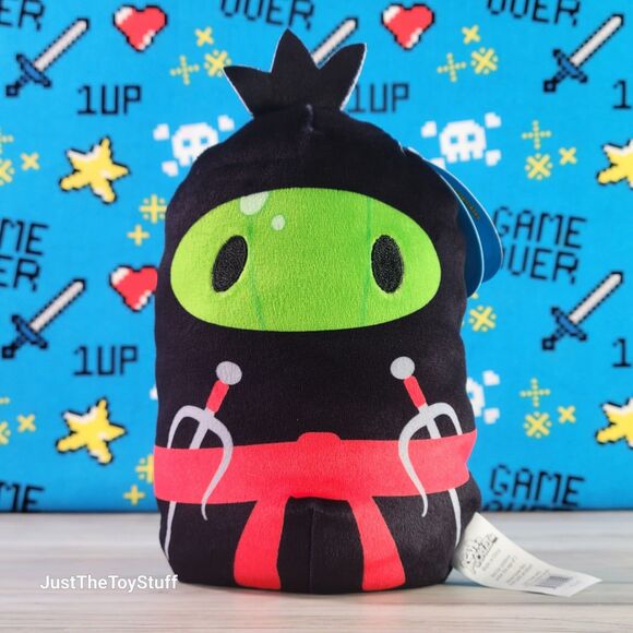 Cepia Cats Vs Pickles Ninja Pickle 6" #146 UltraSoft Stuffed Pickle Plush NWT - Picture 1 of 8